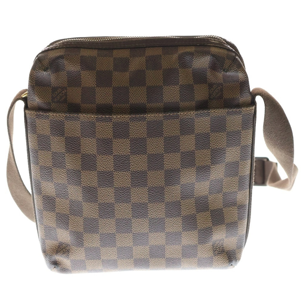 LOUIS VUITTON(ルイヴィトン) ダミエ トロターボブール ショルダーバッグ ブラウン PVC N41135 ゴールド金具