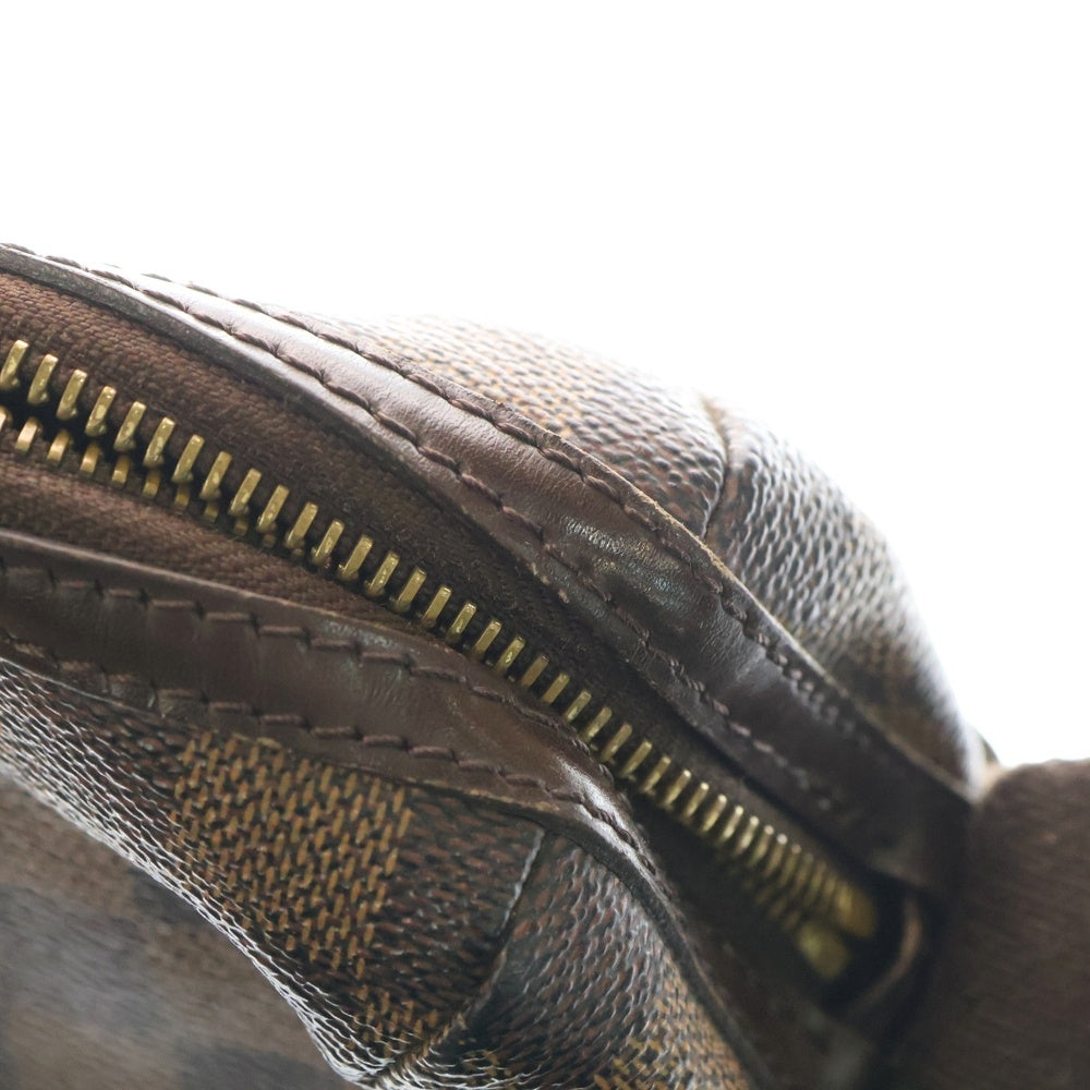 LOUIS VUITTON(ルイヴィトン) ダミエ トロターボブール ショルダーバッグ ブラウン PVC N41135 ゴールド金具