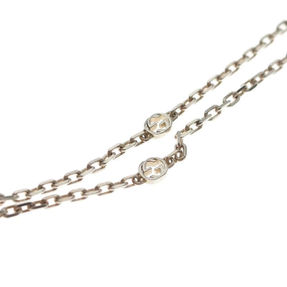 GUCCI(グッチ) インターロッキングG リングチャームネックレス Ag925