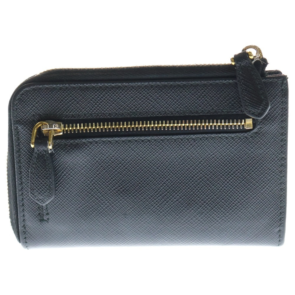 PRADA(プラダ) トライアングルロゴ サフィアーノ L字ファスナー コイン