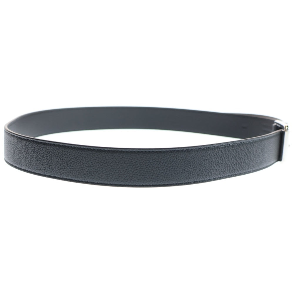 DIOR(ディオール) レザーベルト ブラック シルバー金具