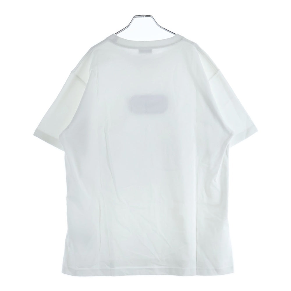 DIOR ホワイト Vネック Tシャツ DIOR | Tシャツ (リラックス フィット) ディオール オブリーク テリー
