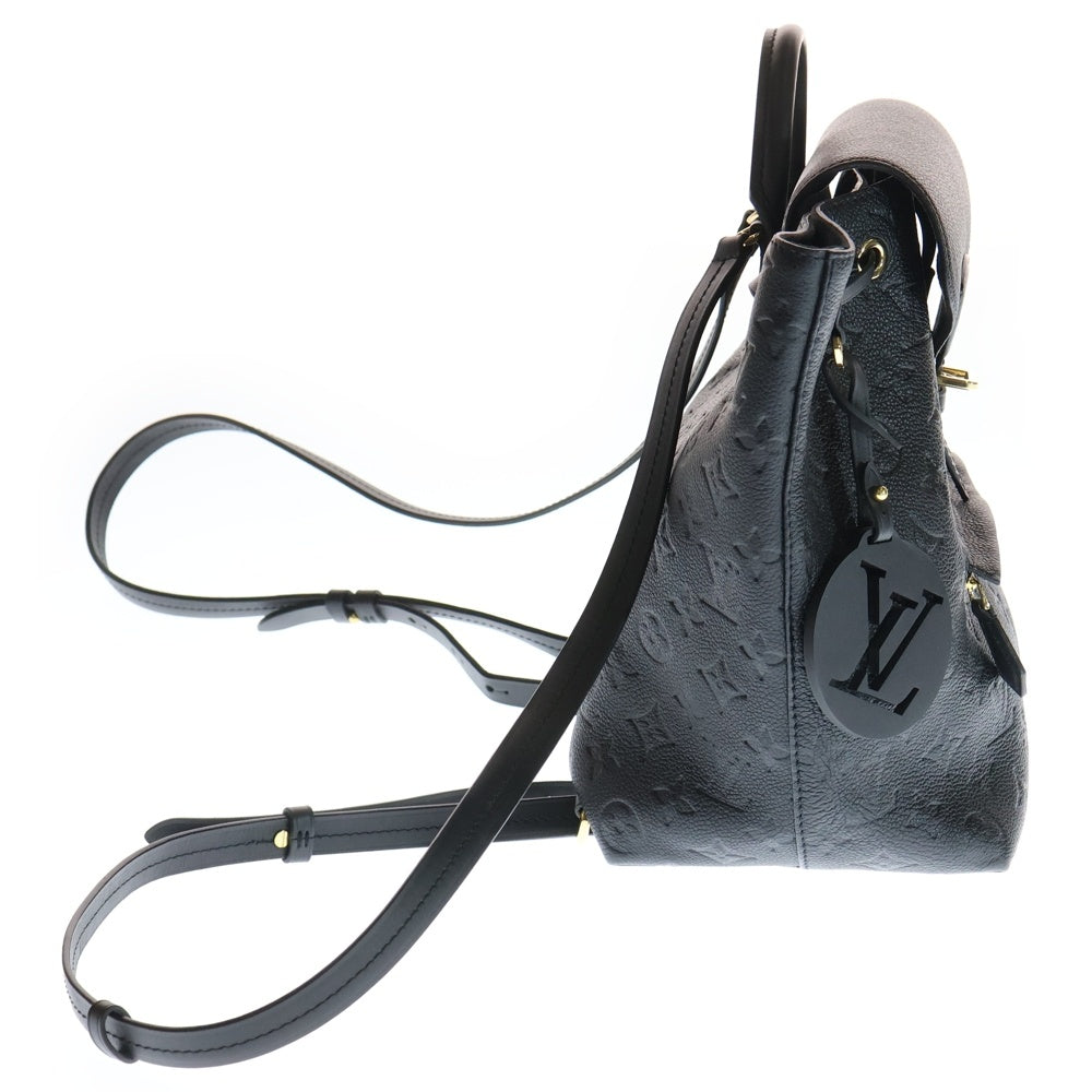 LOUIS VUITTON(ルイヴィトン) モノグラムアンプラント モンスリPM ノワール レザー リュック バックパック M45205 ICタイプ レディース