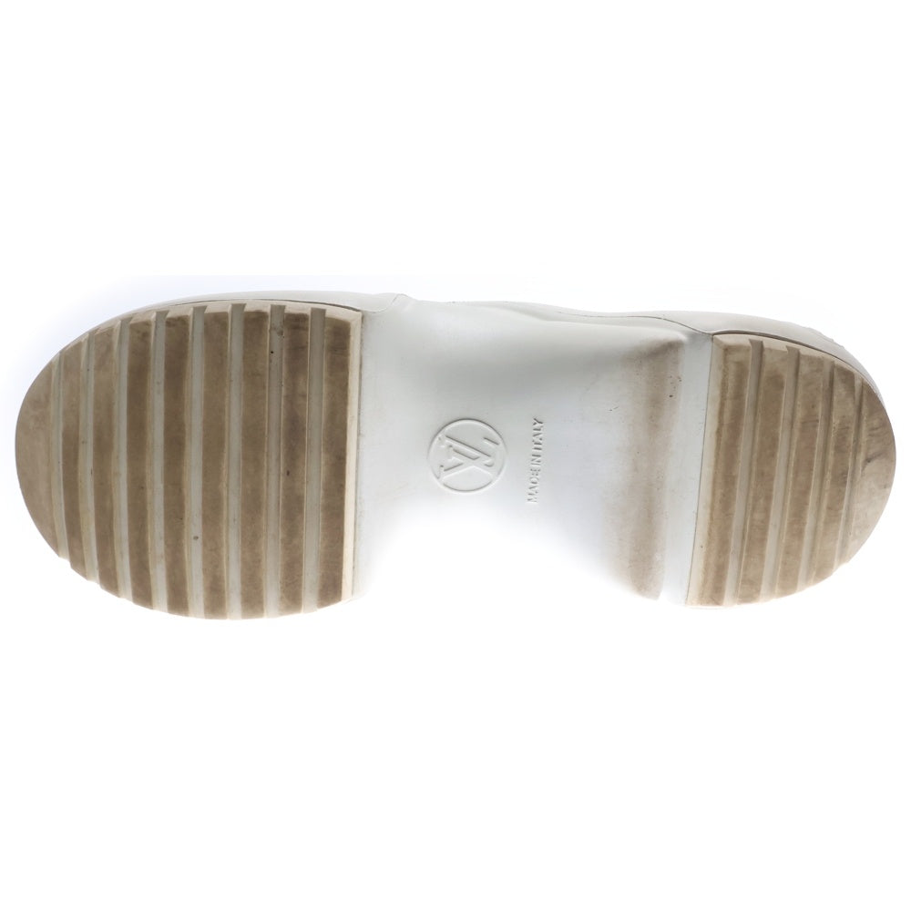 LOUIS VUITTON(ルイヴィトン) LVアークライト ライン モノグラム PVC レザー レースアップ ハイカットシューズ スニーカー ホワイト/ブラウン レディース 1A43KV