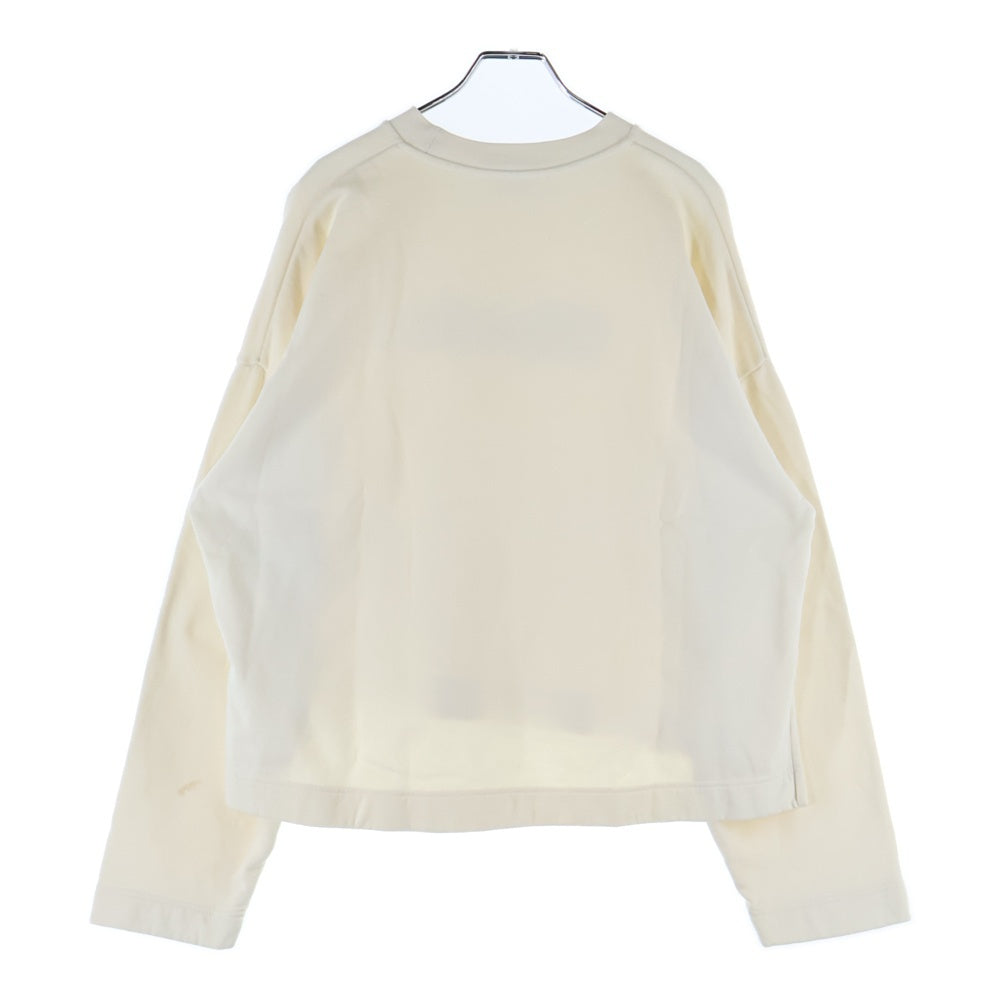 MONCLER(モンクレール) FELPA ロゴ クルーネックスウェットトレーナー ホワイト I20938G00020 レディース