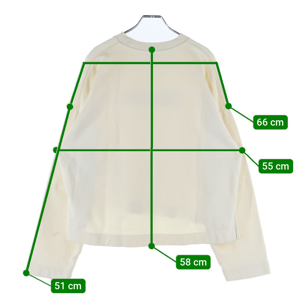 MONCLER(モンクレール) FELPA ロゴ クルーネックスウェットトレーナー ホワイト I20938G00020 レディース