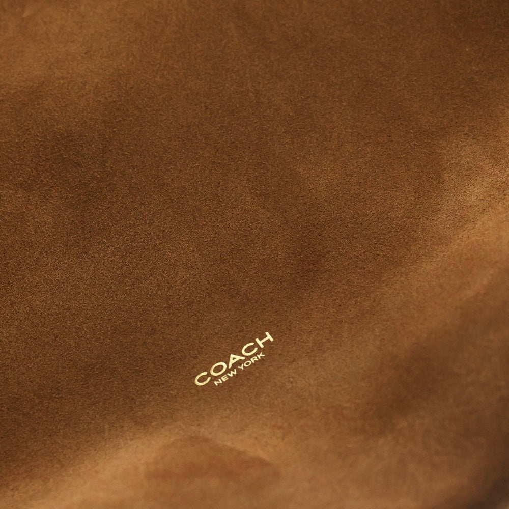 COACH(コーチ) モット メッセンジャー バッグ 33 スエードレザー ブラウン CCW77 ショルダーバッグ レディース