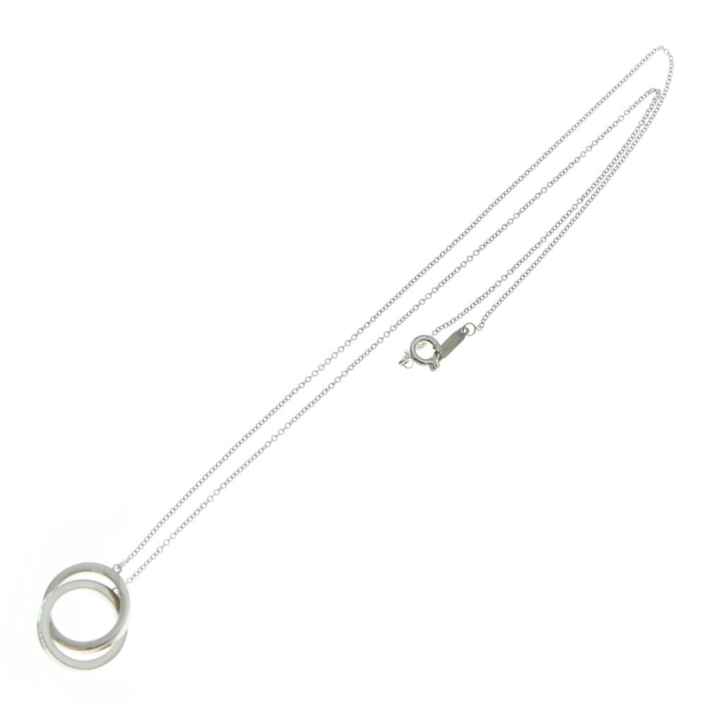 TIFFANY & Co.(ティファニー) 1837 インターロッキング サークルネックレス ペンダント チェーン シルバー Ag925 4.5g レディース