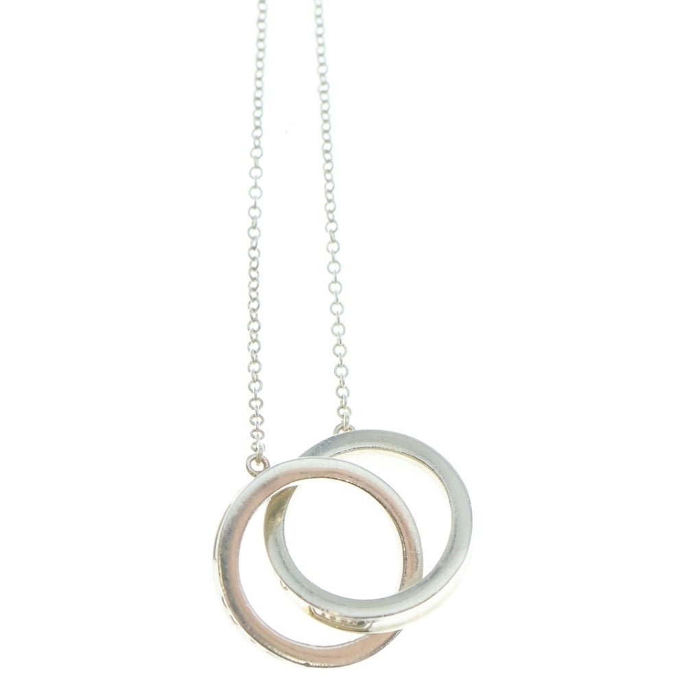 TIFFANY & Co.(ティファニー) 1837 インターロッキング サークルネックレス ペンダント チェーン シルバー Ag925 4.5g レディース