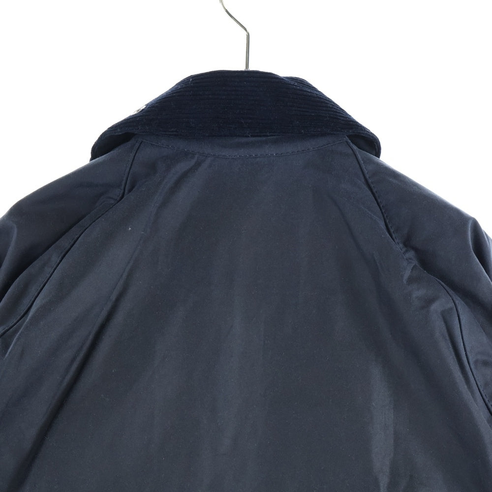Barbour(バブアー) BEDALE ビデイル ワックス 襟コーデュロイ ジップアップ オイルドジャケット ネイビー MWX0018NY9138