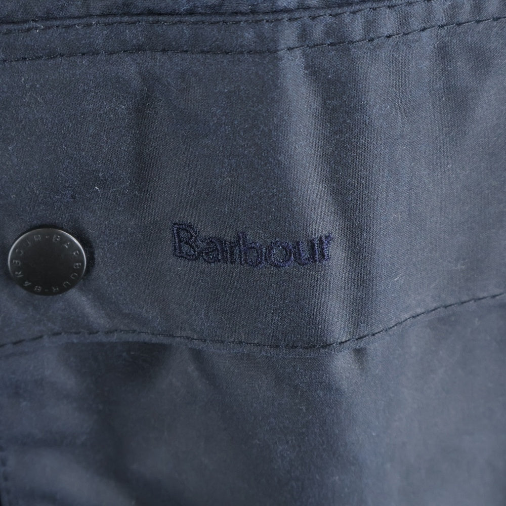 Barbour(バブアー) BEDALE ビデイル ワックス 襟コーデュロイ ジップアップ オイルドジャケット ネイビー MWX0018NY9138