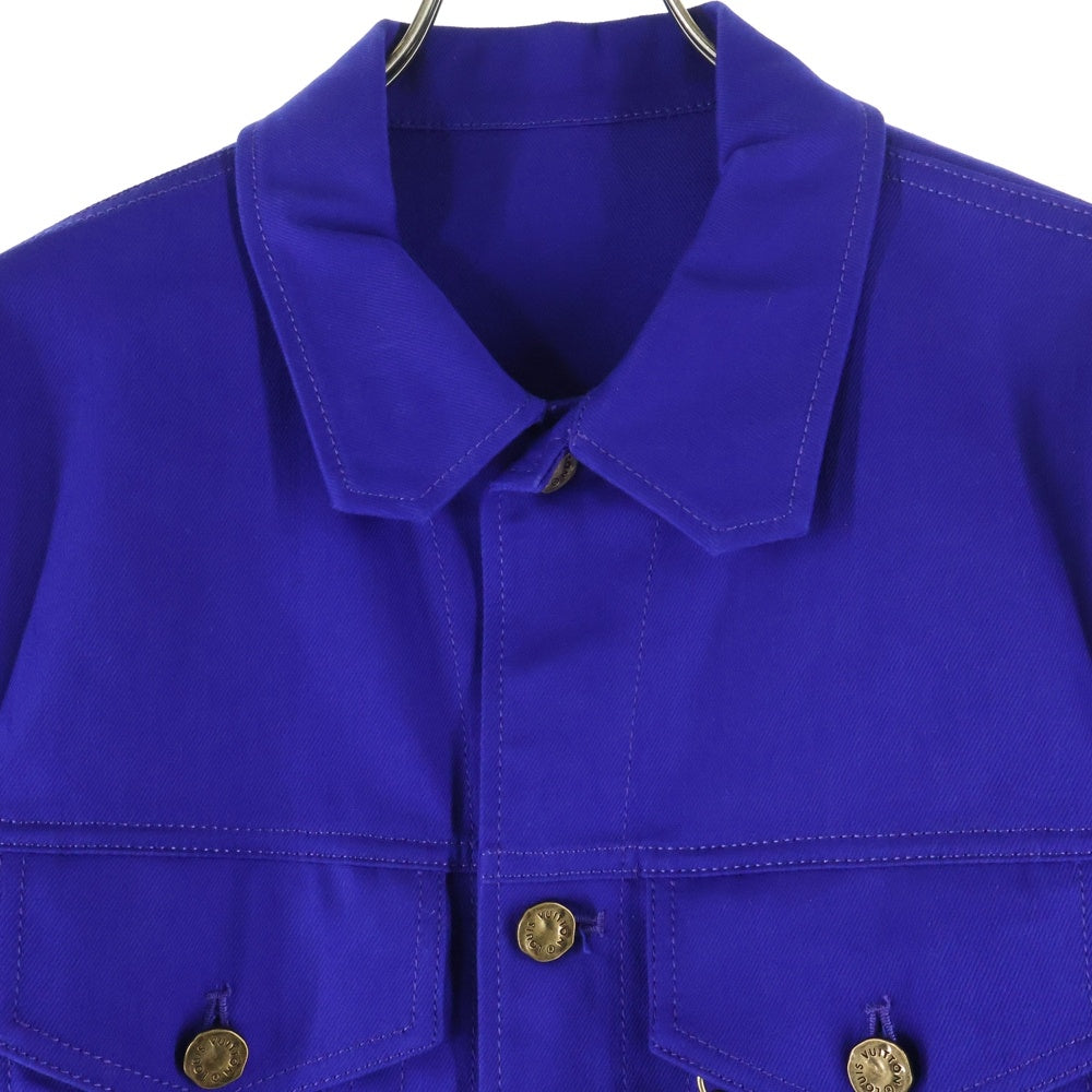 LOUIS VUITTON(ルイヴィトン) 22AW ロゴボタンコットンデニムジャケット ブルー RM222Q NEO HNA41W