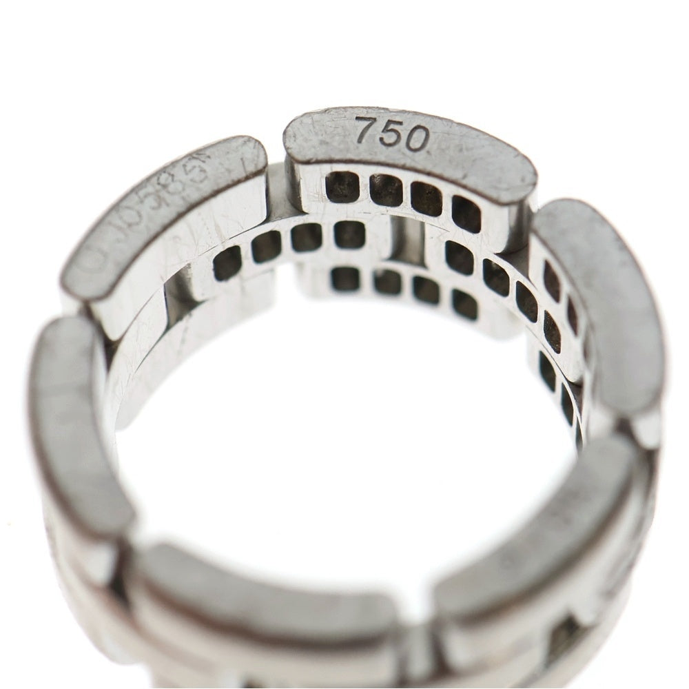 Cartier(カルティエ) マイヨンパンテール 3ロウ パヴェダイヤモンド リング ホワイトゴールド 750WG #46 ジュエリー レディース