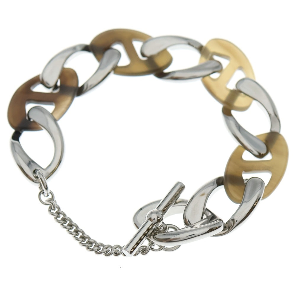 HERMES(エルメス) Chaine d'H bracelet チェーン・ドゥ・アッシュ チェーン ブレスレット バッファローホーン×メタル