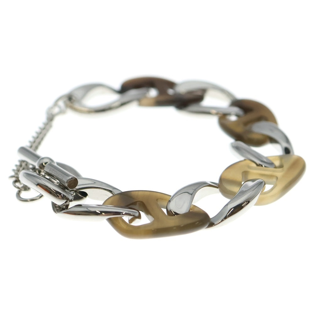 HERMES(エルメス) Chaine d'H bracelet チェーン・ドゥ・アッシュ チェーン ブレスレット バッファローホーン×メタル