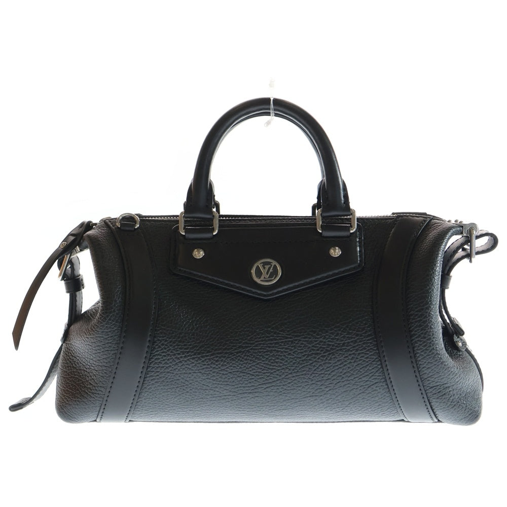 LOUIS VUITTON(ルイヴィトン) LVバイカー・ナノ 2WAYバッグ ハンドバッグ ショルダーバッグ ブラック ノワール レザー M14623 シルバー金具 レディース