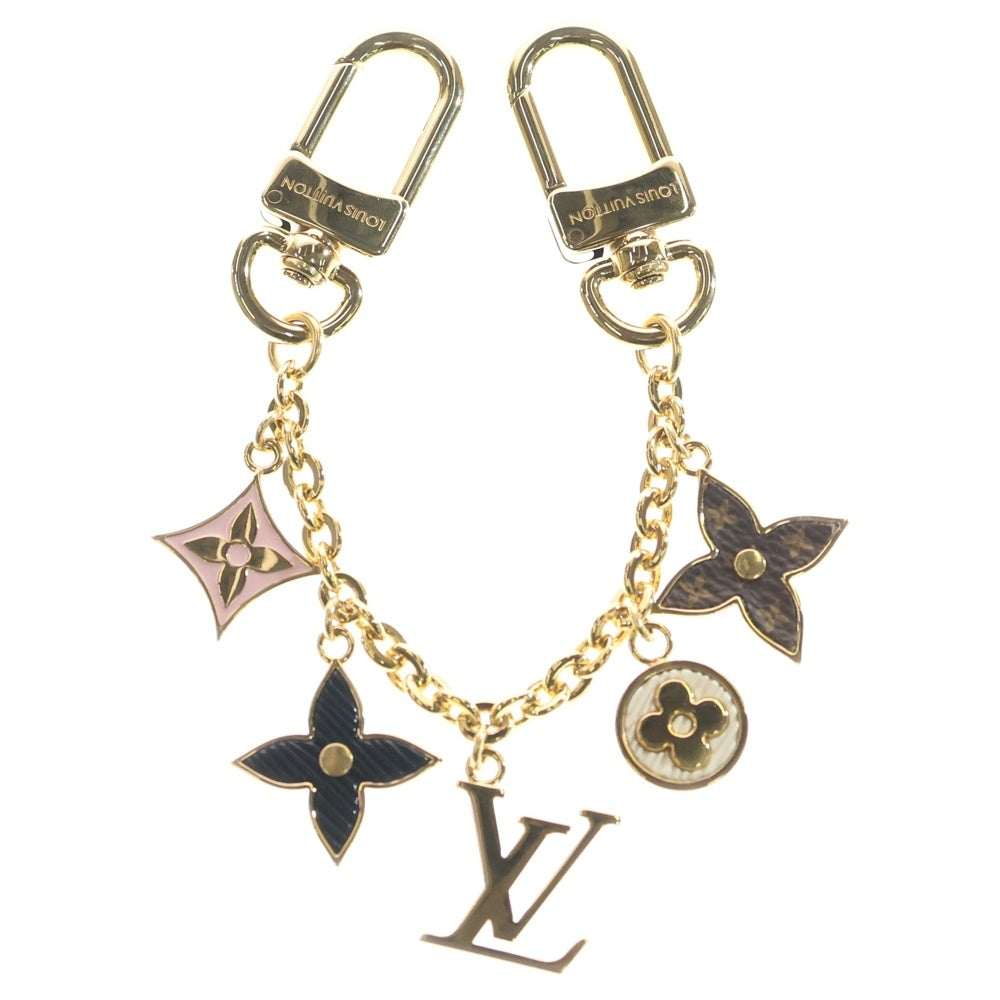 LOUIS VUITTON(ルイヴィトン) バッグチャーム・チェーン スプリングストリート バッグチャーム ゴールド×ブラウン×ピンク M01188 レディース