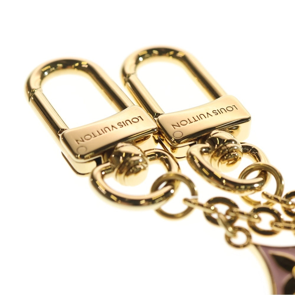 LOUIS VUITTON(ルイヴィトン) バッグチャーム・チェーン スプリングストリート バッグチャーム ゴールド×ブラウン×ピンク M01188 レディース