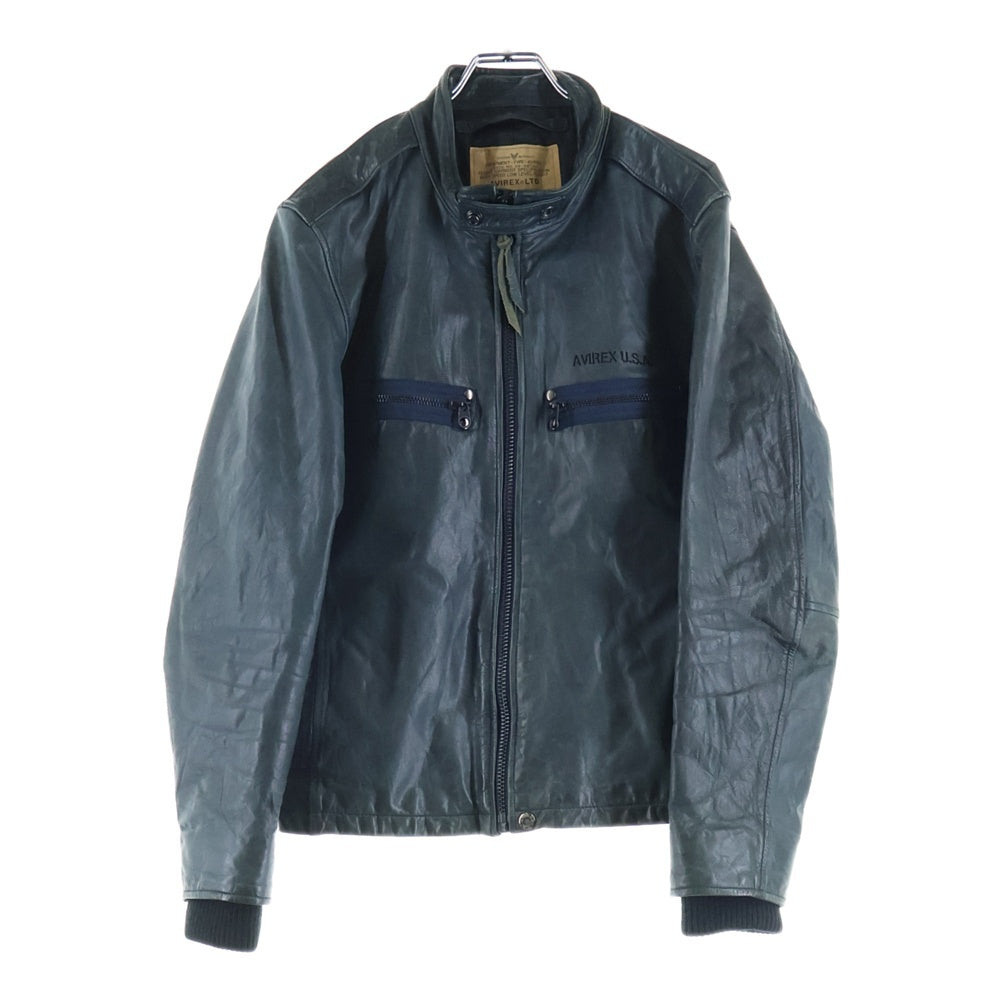 AVIREX(アヴィレックス) レザーシングルライダース ジャケット 6191027