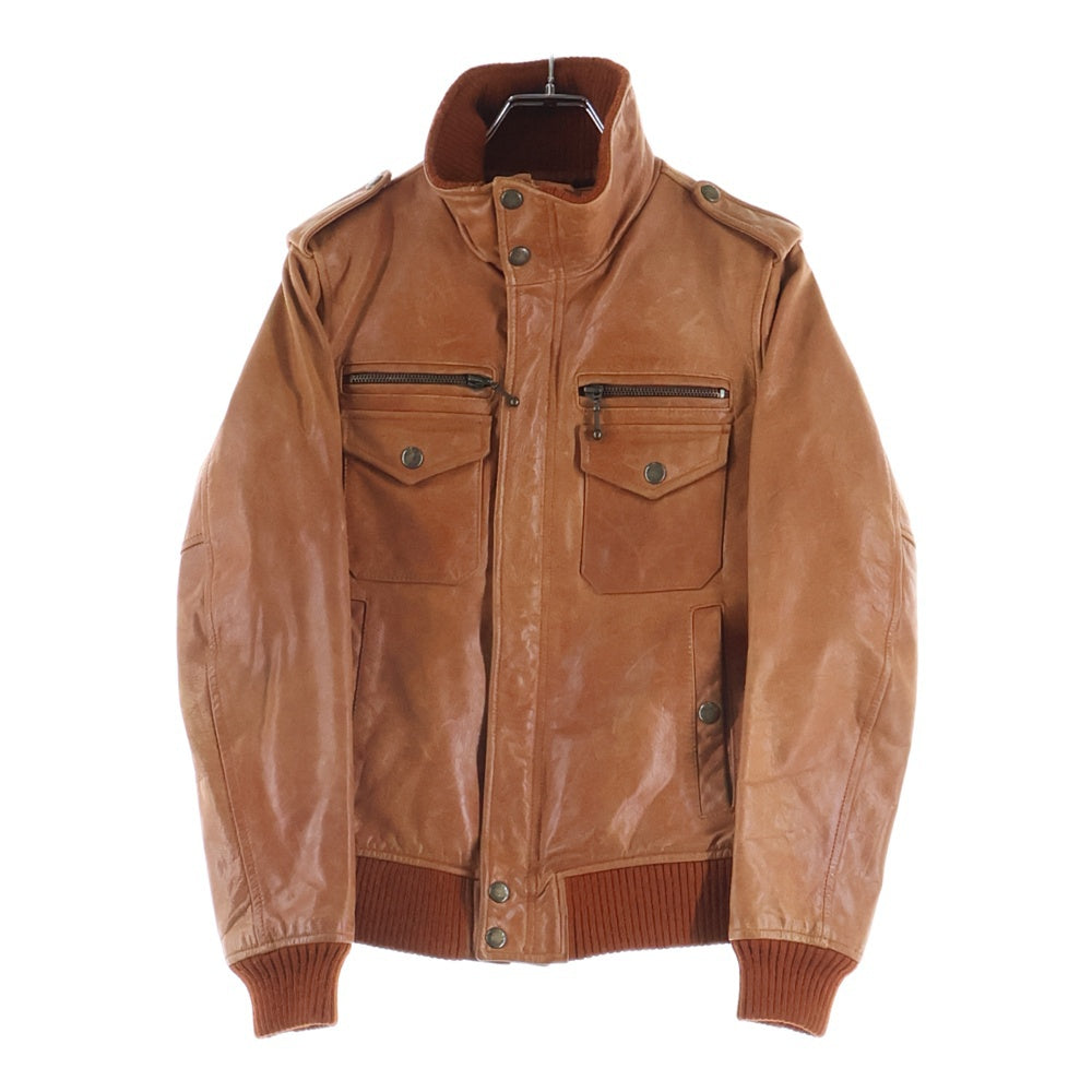 AVIREX(アヴィレックス) レザーシングルライダース ジャケット ブラウン 6291005