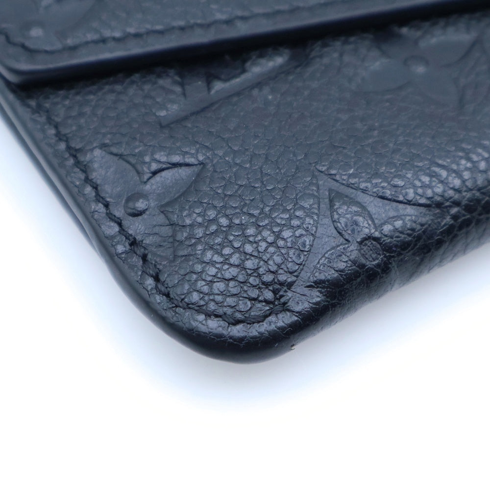 LOUIS VUITTON(ルイヴィトン) モノグラム アンプラント ポシェットクレ コインケース ゴールド金具 ブラック M6063 レディース