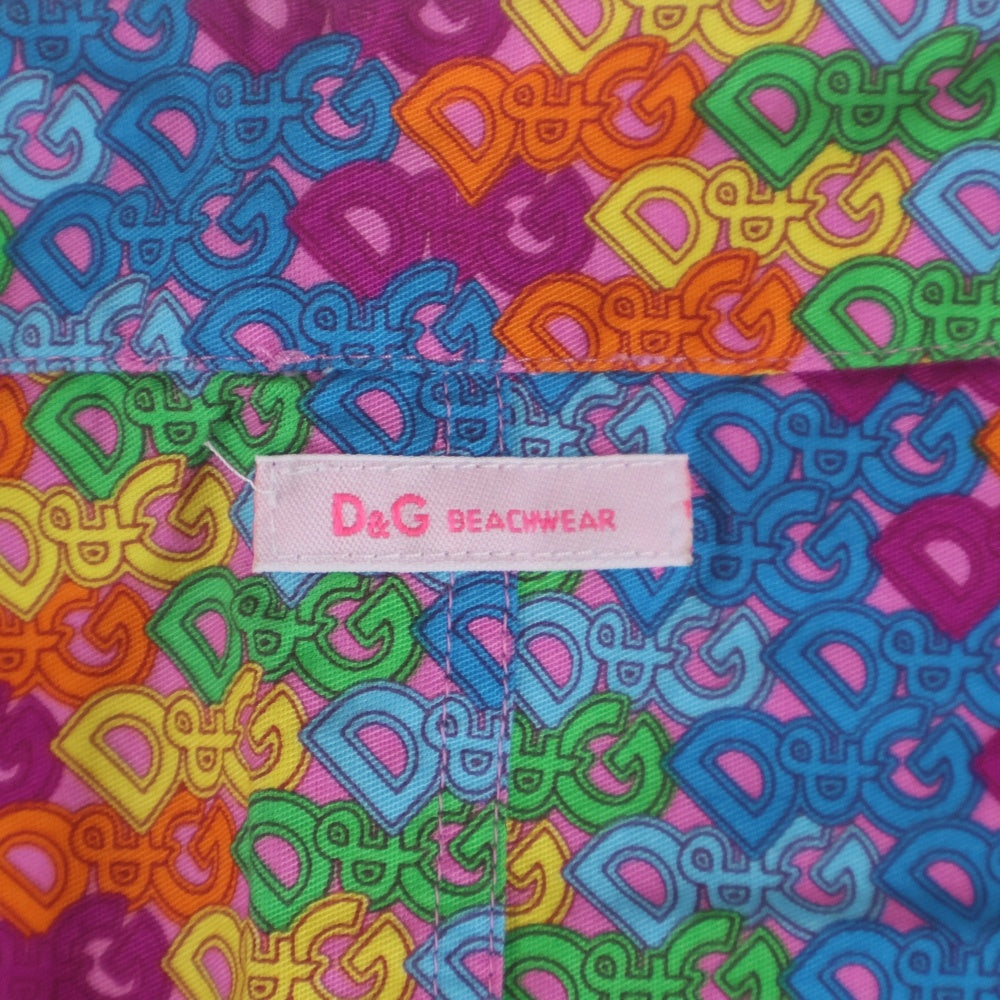 D&G(ディーアンドジー) D&G総柄プリント ミニスカート マルチカラー レディース