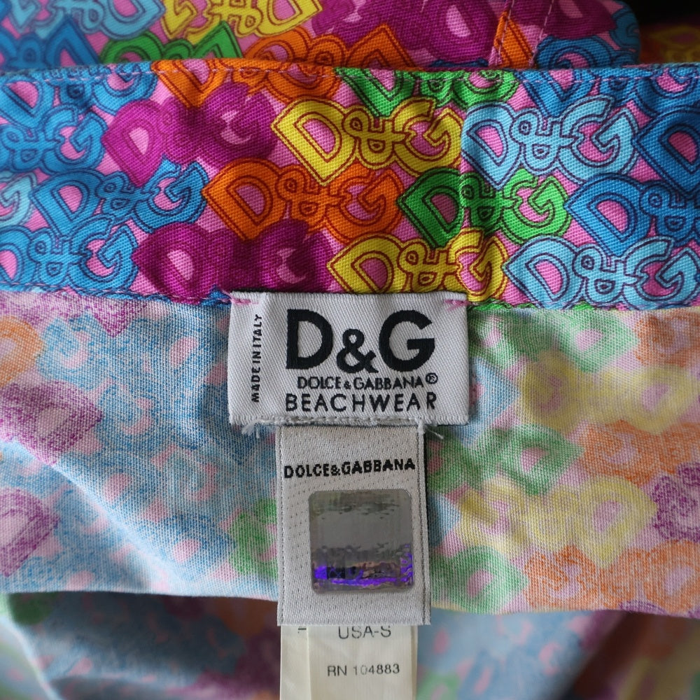 D&G(ディーアンドジー) D&G総柄プリント ミニスカート マルチカラー レディース