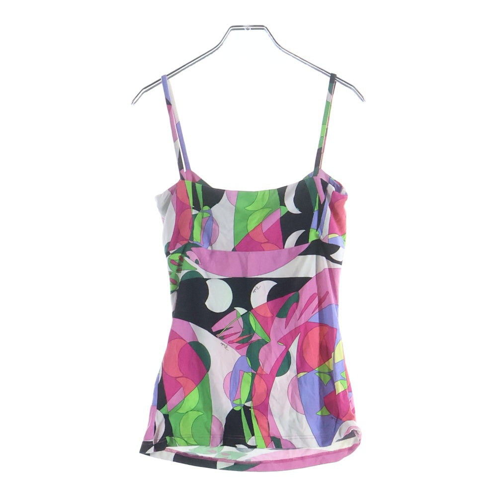 EMILIO PUCCI(エミリオプッチ) プッチ総柄プリントキャミソール ピンク レディース