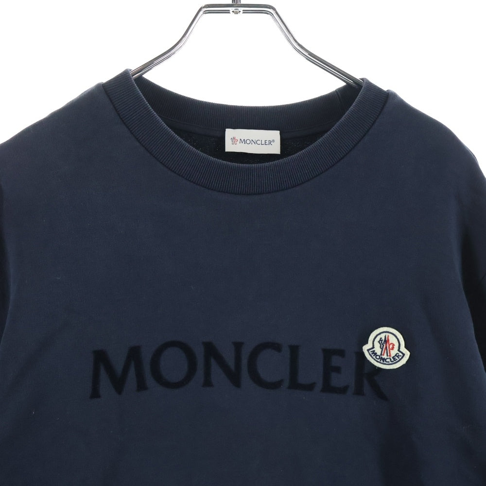 MONCLER(モンクレール) MAGLIA GIROCOLLO ロゴ刺繍 ワッペン 長袖