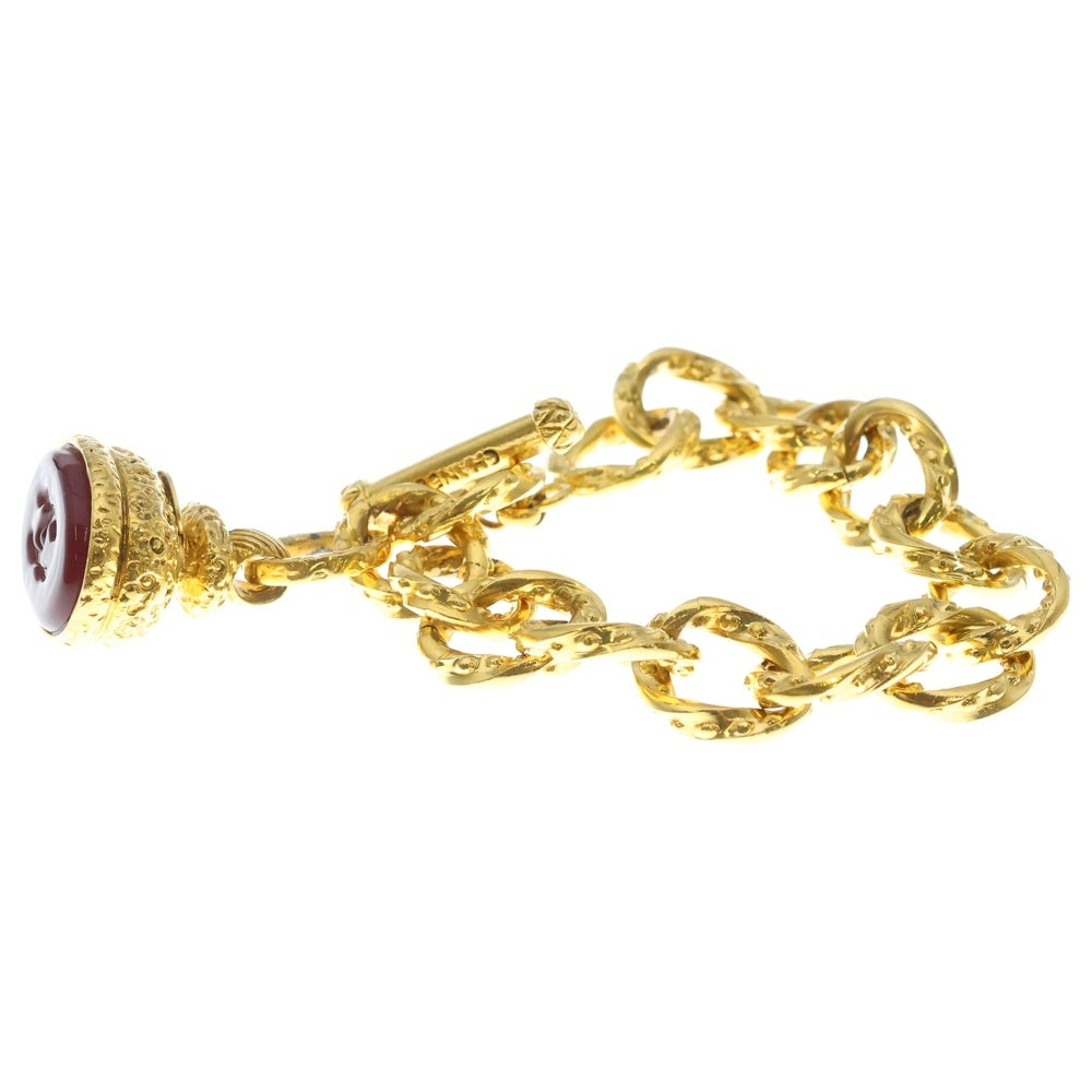 CHANEL ゴールドカラー ボールチェーン ブレスレット CHANEL(シャネル) グリポワ ココマーク 93A チェーンブレスレット GP