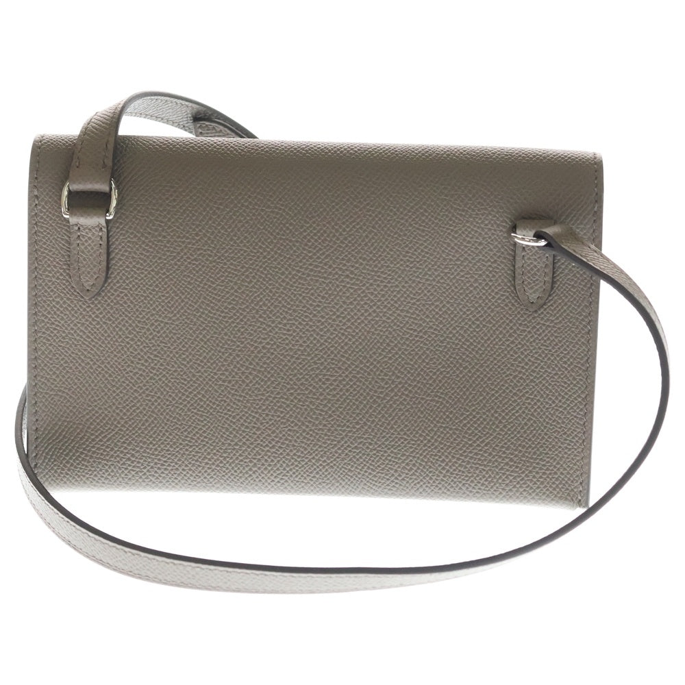 HERMES(エルメス) ナップトゥーゴー エトゥープ エプソン ショルダーバッグ K刻印 シルバー金具 レディース