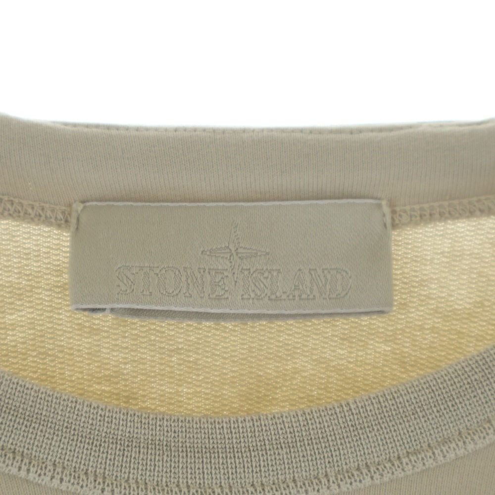 STONE ISLAND(ストーンアイランド) GHOST PIECE ゴーストピース クルーネックスウェットトレーナー ベージュ K1S156100011 S00F3