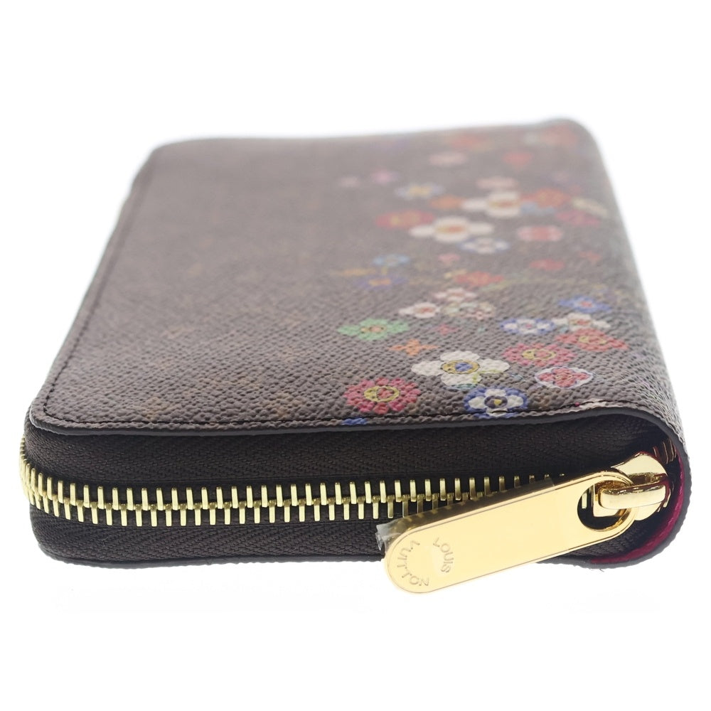LOUIS VUITTON(ルイヴィトン) LV×TM ジッピー・ウォレット ロングウォレット 長財布 ブラウン PVC M14162 ゴールド金具 レディース