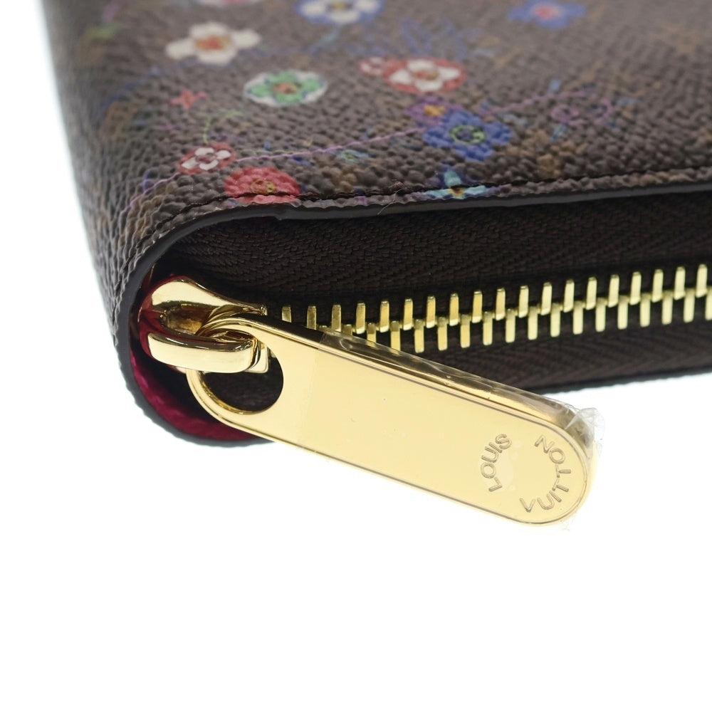 LOUIS VUITTON(ルイヴィトン) LV×TM ジッピー・ウォレット ロングウォレット 長財布 ブラウン PVC M14162 ゴールド金具 レディース