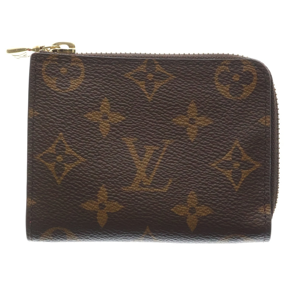 LOUIS VUITTON(ルイヴィトン) モノグラム ポルトフォイユ ノア コンパクトウォレット コインケース ミニ財布 ブラウン×ピンク レザー×PVC M83676 ゴールド金具 レディース