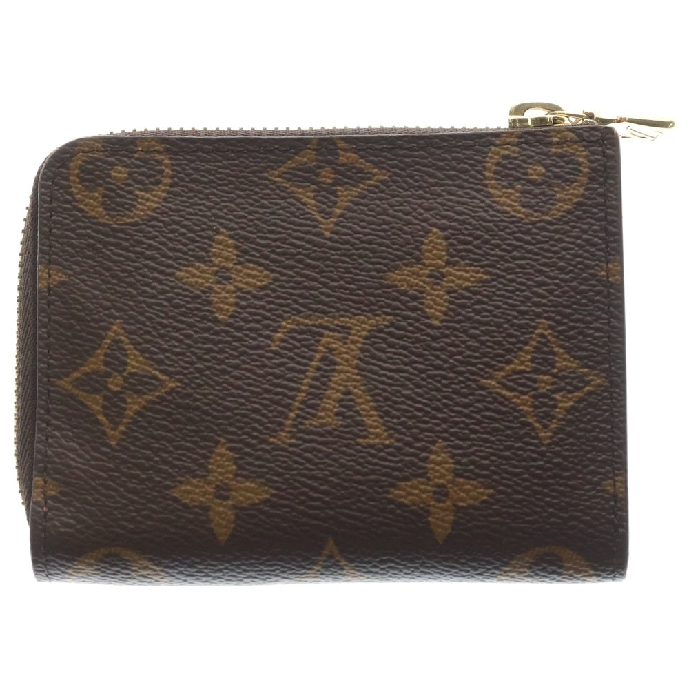 LOUIS VUITTON(ルイヴィトン) モノグラム ポルトフォイユ ノア コンパクトウォレット コインケース ミニ財布 ブラウン×ピンク レザー×PVC M83676 ゴールド金具 レディース