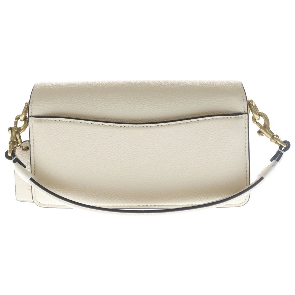 COACH(コーチ) タビー ショルダー バッグ 20 2WAYバッグ ハンドバッグ ショルダーバッグ チェーンバッグ アイボリー ホワイト レザー ゴールド金具 レディース