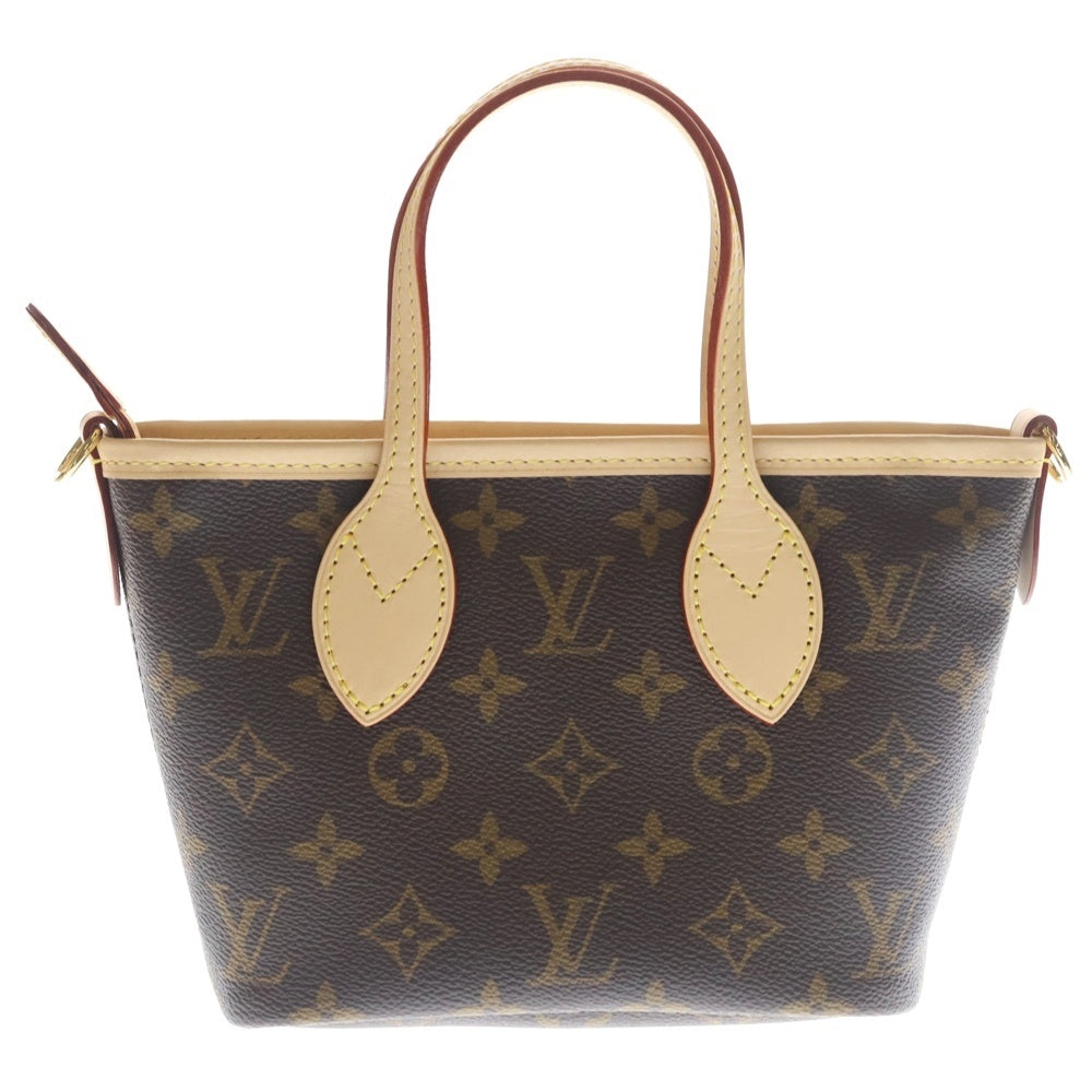 LOUIS VUITTON(ルイヴィトン) ネヴァーフルBB モノグラム PVC レザー 2WAY ハンド ショルダーバッグ ゴールド金具 ブラウン M46705 レディース