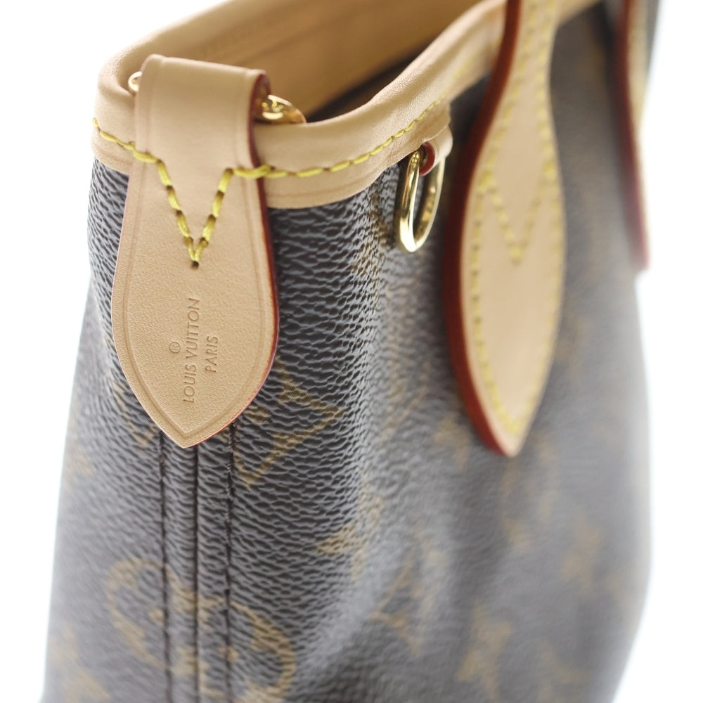 LOUIS VUITTON(ルイヴィトン) ネヴァーフルBB モノグラム PVC レザー 2WAY ハンド ショルダーバッグ ゴールド金具 ブラウン M46705 レディース