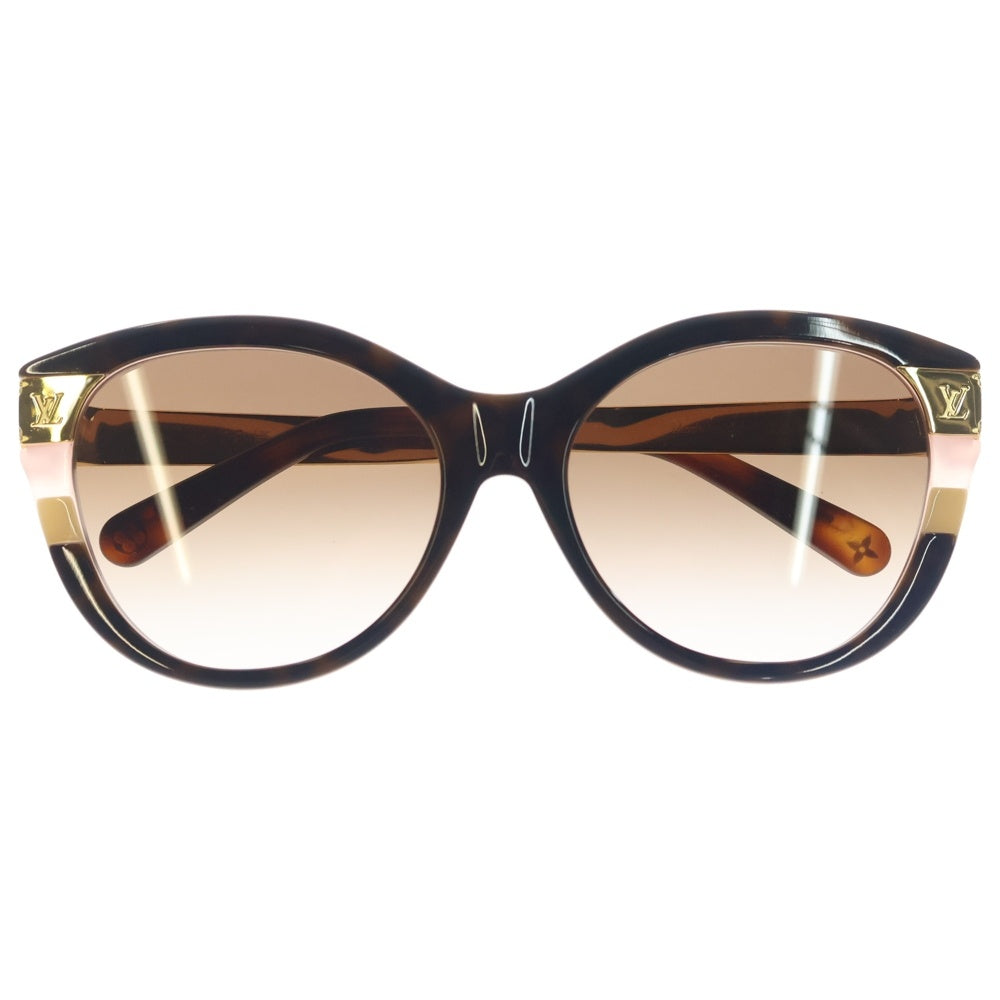 LOUIS VUITTON(ルイヴィトン) LV プティ スプソン キャットアイ サングラス トータス ライトピンク Z1858E 57□18 140 レディース