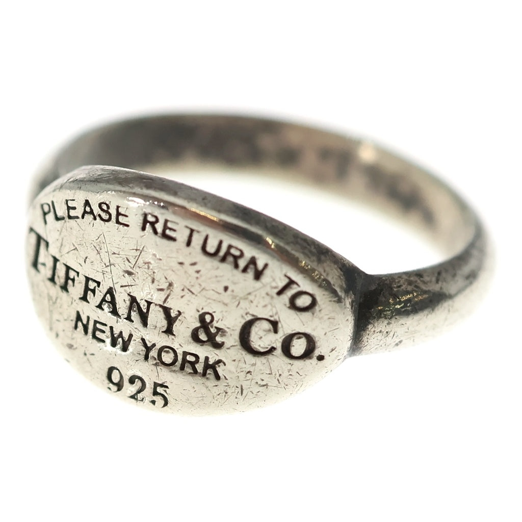 TIFFANY & Co.(ティファニー) リターントゥ ティファニー オーバル リングAg925 SV シルバー 指輪