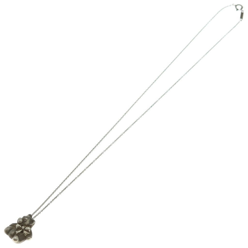 TIFFANY & Co.(ティファニー) テディベア ネックレス ペンダント Ag925 SV シルバー レディース