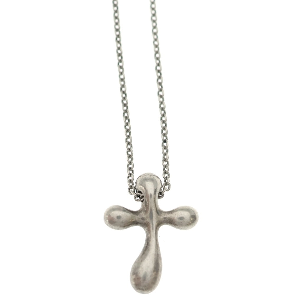 TIFFANY & Co.(ティファニー) エルサ・ペレッティ スモール クロス ペンダント Ag925 SV シルバー レディース