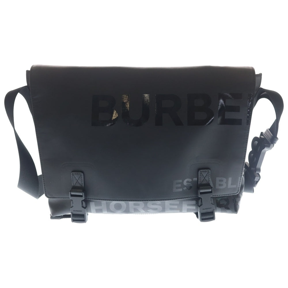 BURBERRY(バーバリー) ホースフェリー ショルダーバッグ ブラック ブラック金具