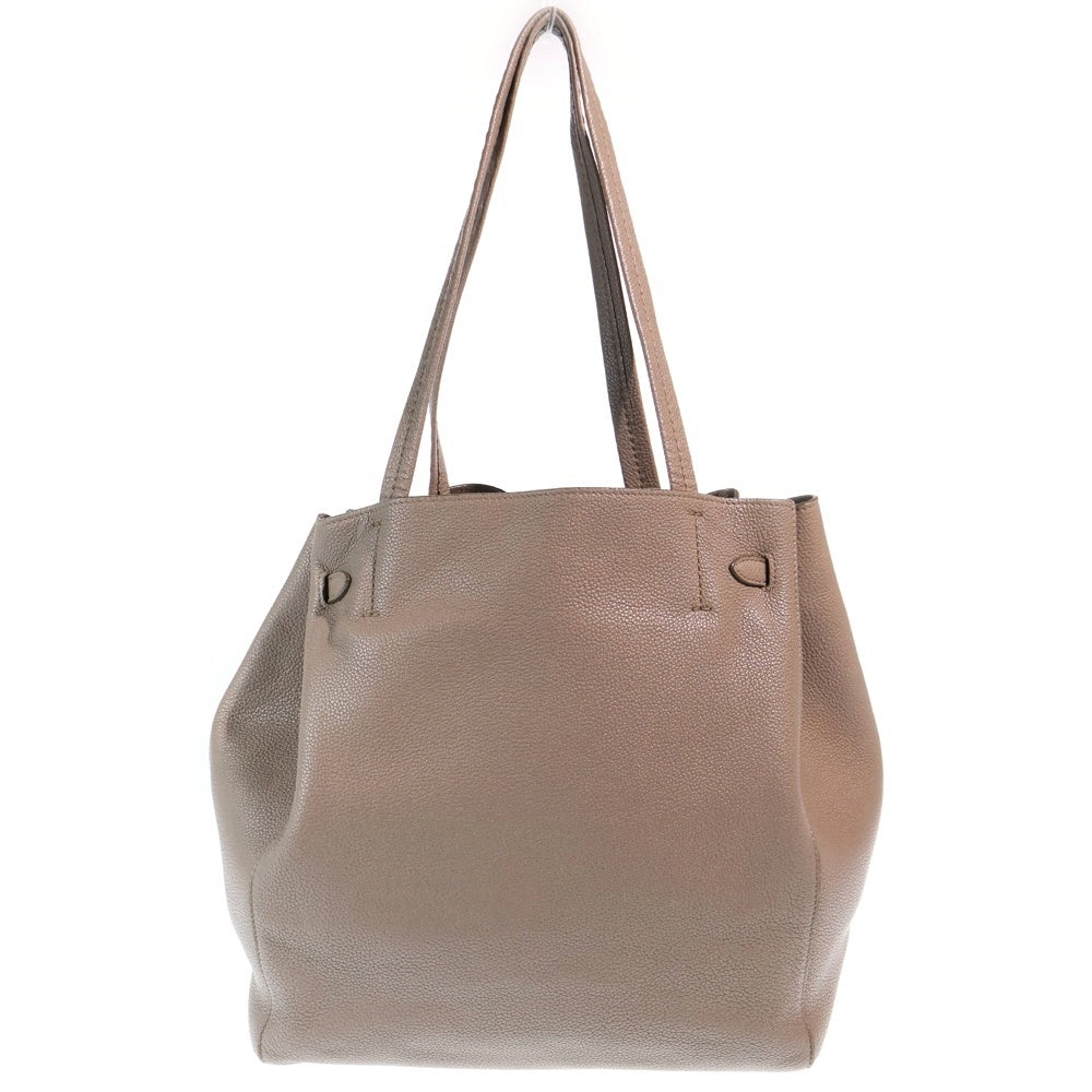 CELINE(セリーヌ) カバファントム ハンドバッグ トートバッグ グレージュ ブラウン レザー ゴールド金具 レディース