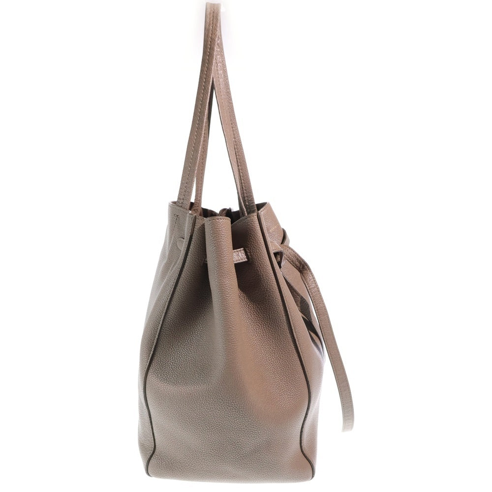 CELINE(セリーヌ) カバファントム ハンドバッグ トートバッグ グレージュ ブラウン レザー ゴールド金具 レディース