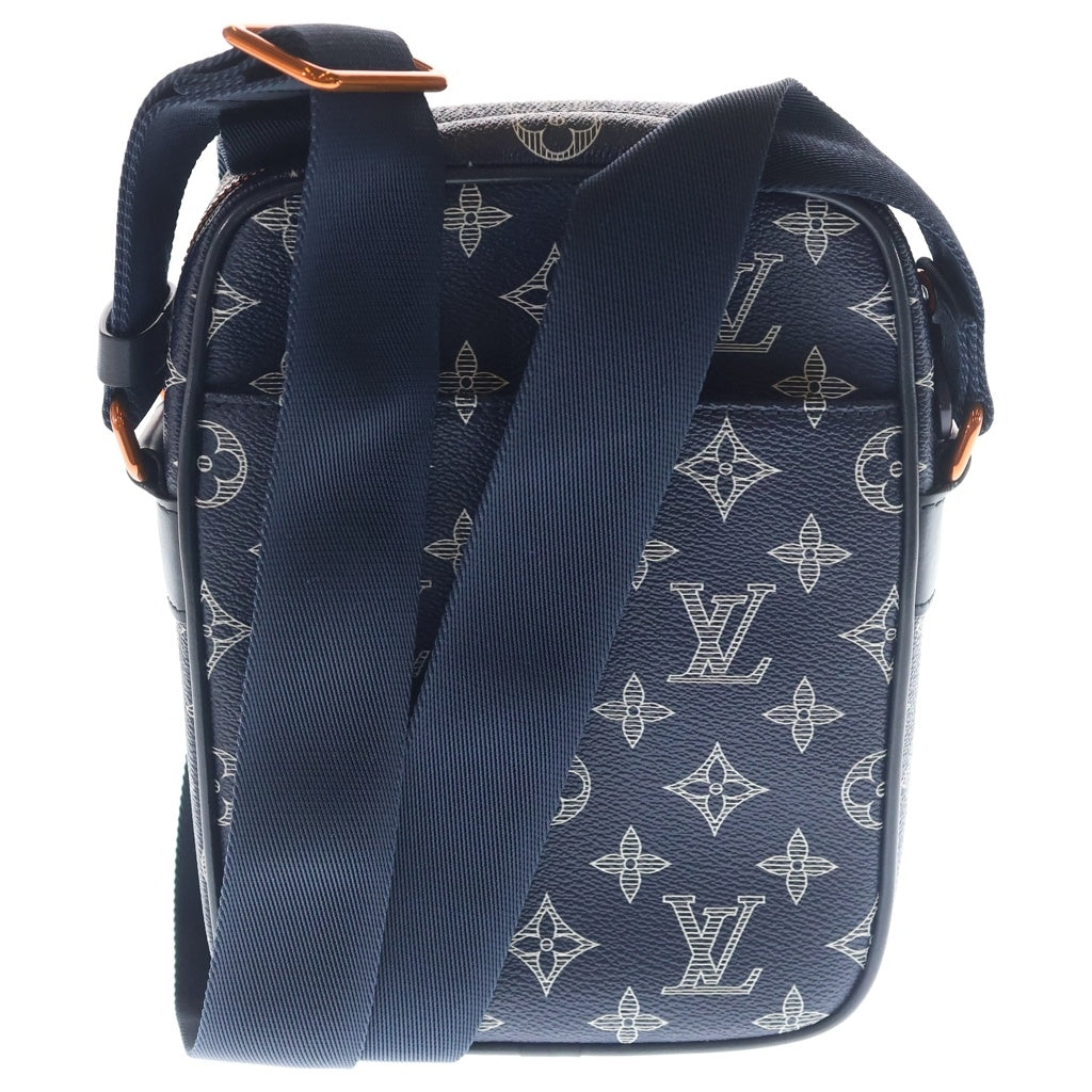 LOUIS VUITTON(ルイヴィトン) モノグラムインク ダヌーブ ショルダーバッグ ミニバッグ ネイビー M43678 オレンジ金具