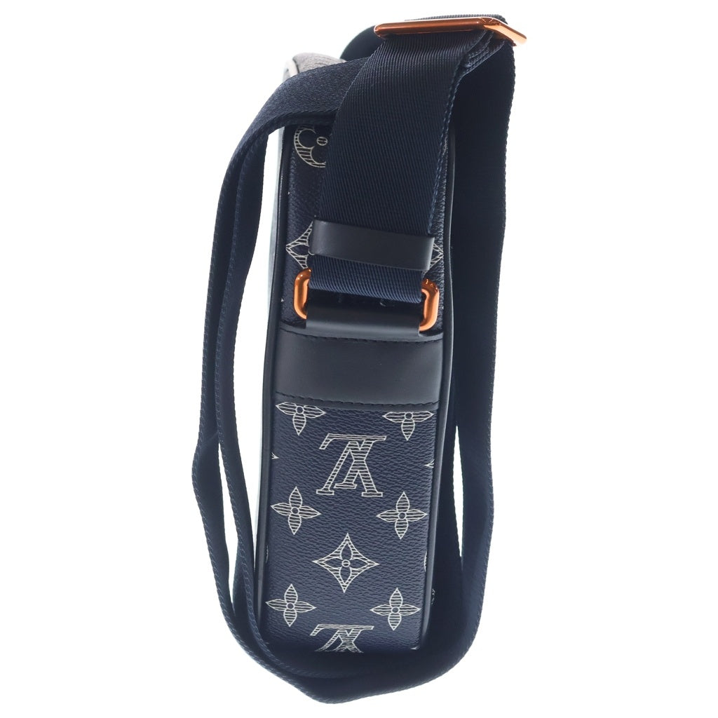 LOUIS VUITTON(ルイヴィトン) モノグラムインク ダヌーブ ショルダーバッグ ミニバッグ ネイビー M43678 オレンジ金具