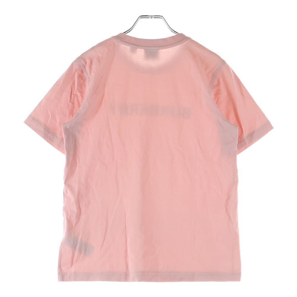 BURBERRY(バーバリー) ラバーロゴプリント クルーネック 半袖Tシャツ カットソー ピンク 8067529 レディース