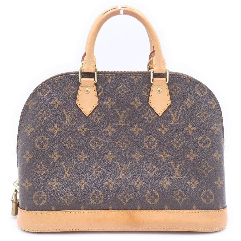 LOUIS VUITTON(ルイヴィトン) モノグラム アルマPM 新型 ハンドバッグ ブラウン レザー×PVC M53151 ゴールド金具 レディース